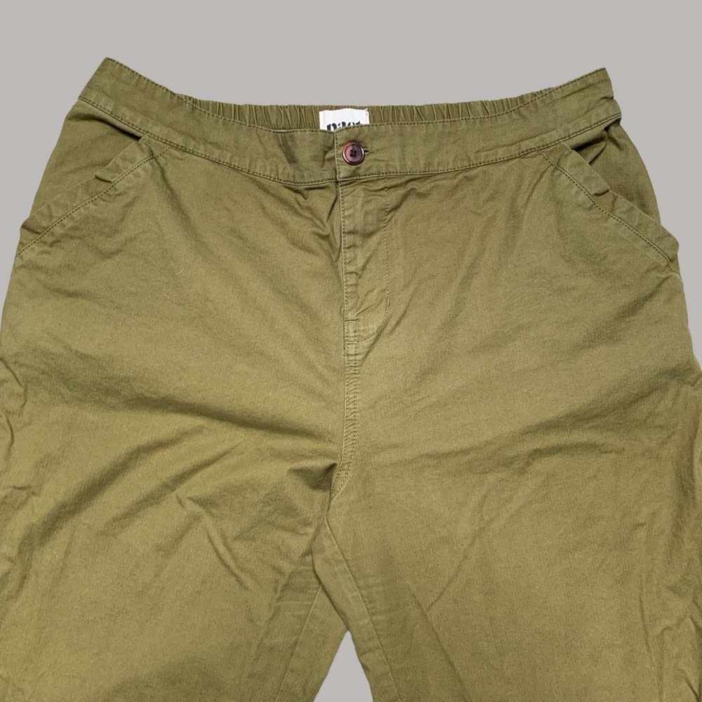 Pact Olive Green Women's Pants - Picture 2 of 9